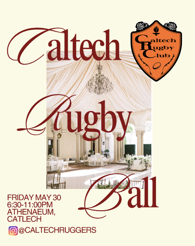 Caltech Rugby Club SAVES Graduate Formal
